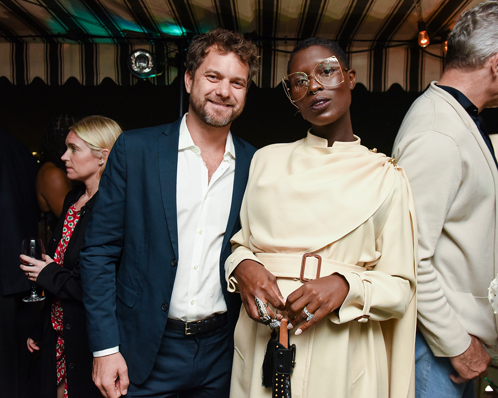 Joshua Jackson, Jodie Turner-Smith, Pre-2020 Golden Globes W Magazine Party